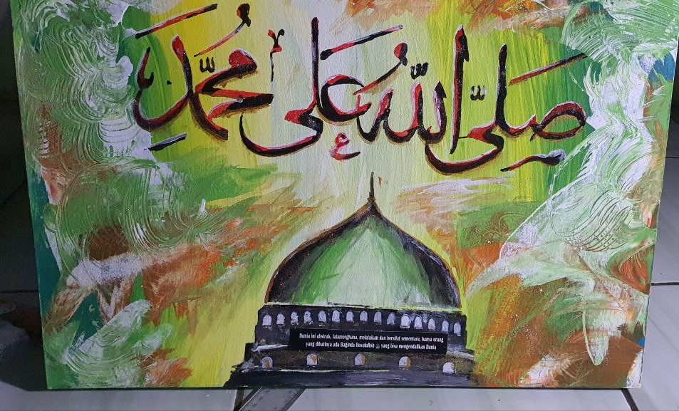 Lukisan Berkah Sholawat